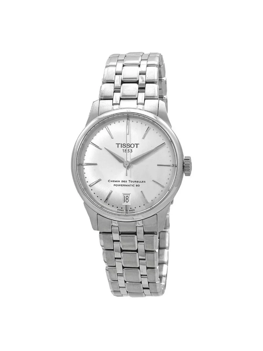 NWT Tissot Chemin Des Tourelles Automatic Silver Dial Ladies Watch